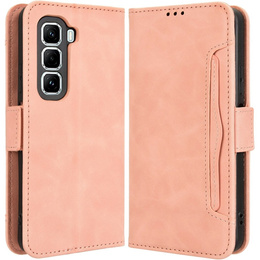 Откидной чехол для Infinix Hot 50 Pro+ 4G, Card Slot, розовый