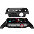Tech-Protect Футляр с со встроенным защитным стеклом до  Apple Watch 4/5/6/SE (44MM), Black