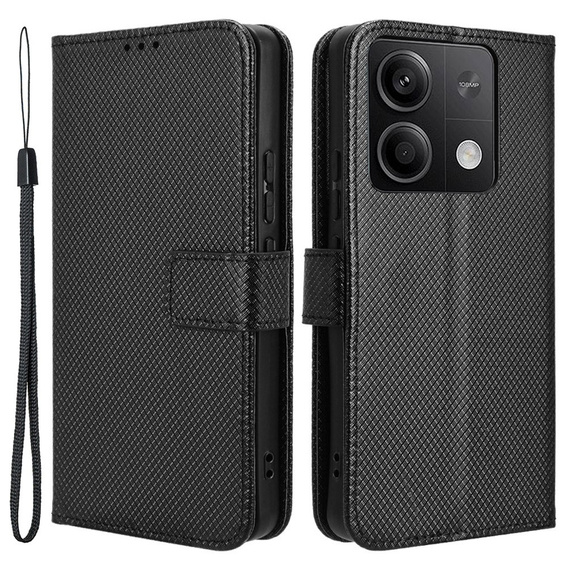 Чохол-книжка для Xiaomi Redmi Note 13 5G, Wallet Smart Magnet, чорний