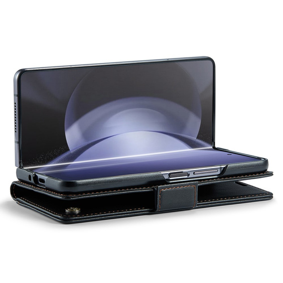 CASE фліп-чохол для Samsung Galaxy Z Fold6 5G, Litchi Wallet, чорний