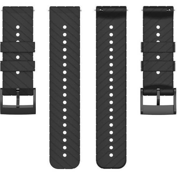 Силиконовый ремешок для Suunto 9 24 mm - Black