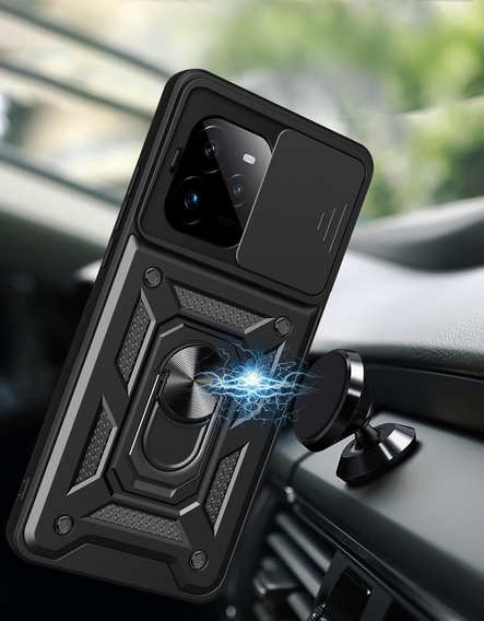 Чехол NOX Camera Slide Realme GT 7 Pro, CamShield Slide, чёрный