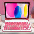 Чехол + клавиатура iPad 10.9 2022 10 Gen, Pen Slot, розовый rose gold