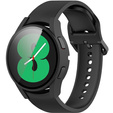 2в1 чехол и защитное стекло для часов Samsung Galaxy Watch 4 44mm, Black