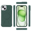 Чохол для iPhone 15, ERBORD Armor Mag, зелений