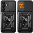 Чехол NOX Camera Slide Samsung Galaxy S24 FE, CamShield Slide, чёрный