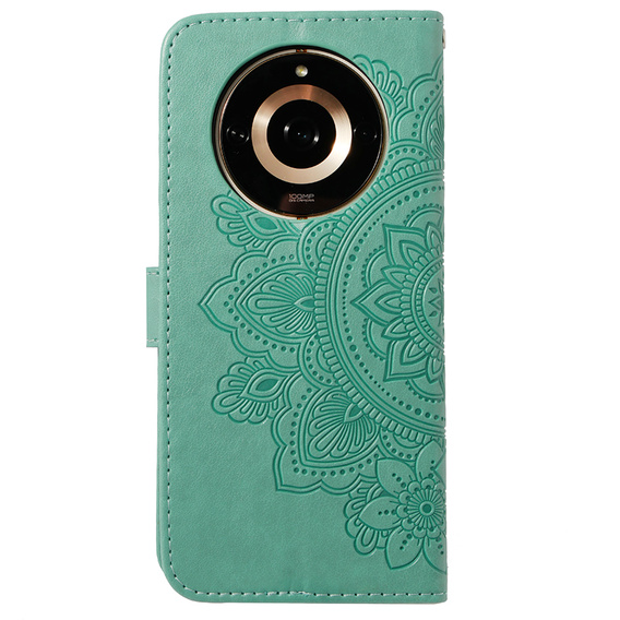 Чохол-книжка для Realme 11 Pro 5G / Pro+ 5G, Mandala Flower, зелений