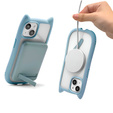 Чохол для iPhone 13 / iPhone 14, для MagSafe, Cute Cat, м'яти + захисне скло