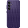 Чохол Spigen для Samsung Galaxy S24, Liquid Air, фіолетовий + 9H Tempered Glass