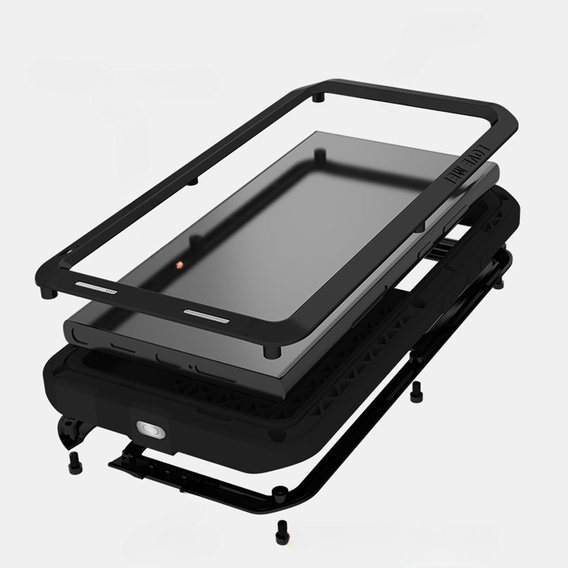 Чехол Love Mei до Samsung Galaxy S24 Ultra, armored without glass, чёрный