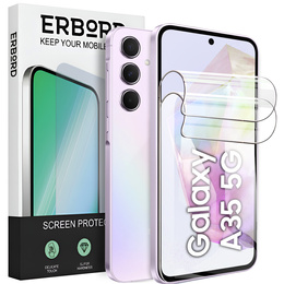 2x Гідрогелева плівка для iPhone 15 Pro Max, ERBORD Hydrogel Foil