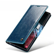 Флип-кейс CASEME для Samsung Galaxy S22 Ultra, Waxy Textured, синий