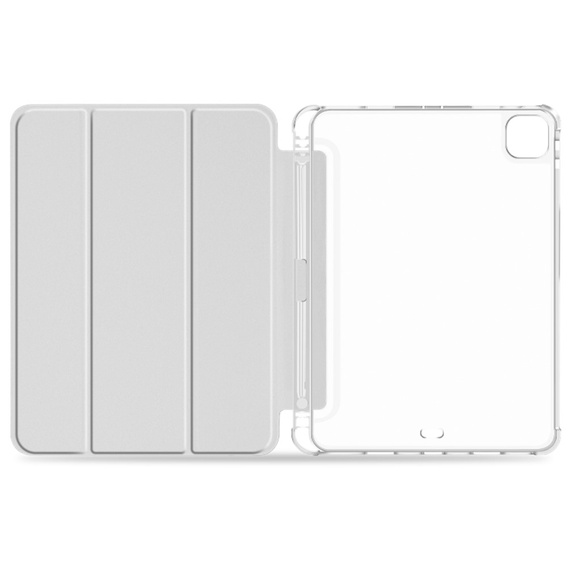Чехол для iPad Pro 11 2022 / 2021 / 2020, Smartcase Hybrid, с местом для стилуса, серый