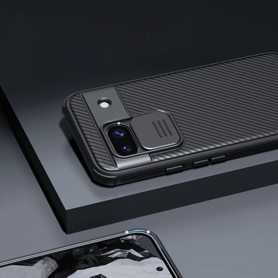 Чохол NILLKIN для Google Pixel 8A, Silicone CamShield Case for MagSafe, чорний