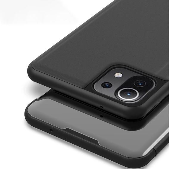 Чехол до Xiaomi Mi 11 Lite / Mi 11 Lite 5G / 11 Lite 5G NE, Clear View, чёрный