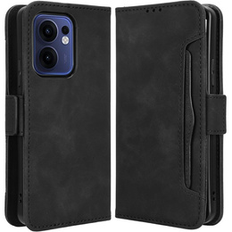 Откидной чехол для Oppo Reno 13F / Oppo Reno 13FS, Card Slot, чёрный