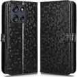 Чохол-фліп для Motorola Moto G56 5G, Wallet Rhombus, чорний