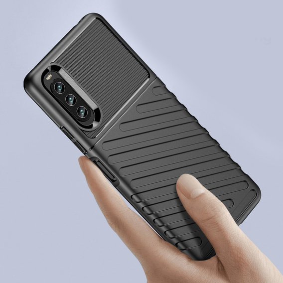 Чехол до Sony Xperia 10 IV, Thunder, чёрный
