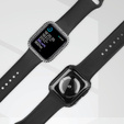 2в1 чехол и защитное стекло для часов Apple Watch 4/5/6/SE 44mm, Black