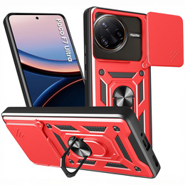 Чехол NOX Camera Slide Xiaomi Poco F7 Pro, CamShield Slide, красный