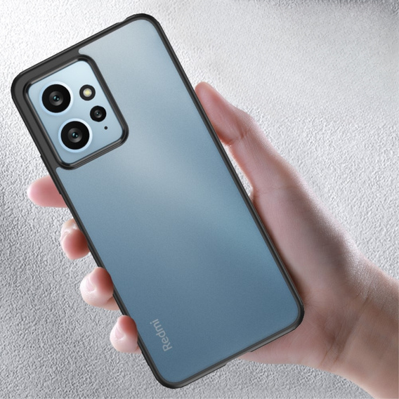 Чoхол до Xiaomi Redmi Note 12 4G, Fusion Hybrid, прозорий / чорний
