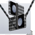 Чохол Benks Magnetic Armor Vichy Spin Kevlar 1000D BK48 для Samsung Galaxy Z Flip7