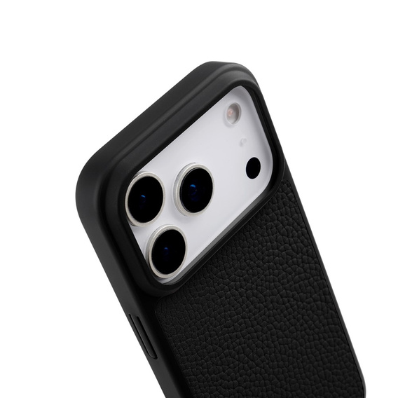 Кожаный чехол MELKCO с MagSafe для iPhone 17 Pro