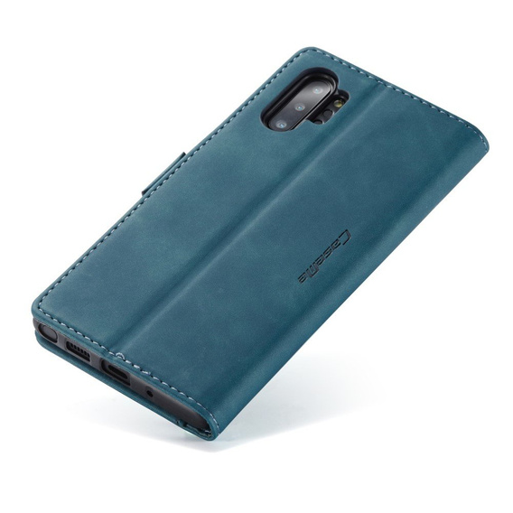Чехол CASEME для Samsung Galaxy Note 10 Plus/5G, Leather Wallet Case, зелёный