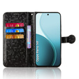 Чохол-накладка для Oppo Reno 14F, Wallet Rhombus, чорний