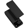Чехол Dux Ducis для iPhone 17 Pro, Skin Pro, с клапаном, со слотом для карт, черный