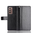 Откидной чехол для Samsung Galaxy Z Fold 2 5G, Crazy Horse Wallet, чёрный