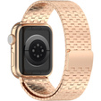 Сталевий ремінець для Apple Watch 1/2/3/4/5/6/7/8/SE/ULTRA 42/44/45/49 MM - рожевий rose gold