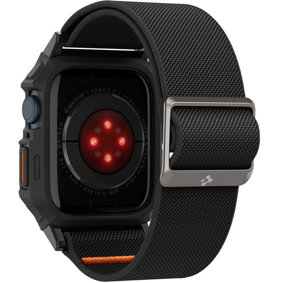 Чехол ремешок SPIGEN до Apple Watch 4/5/6/7/SE 44/45mm, Rugged Armor Pro, Charcoal Grey