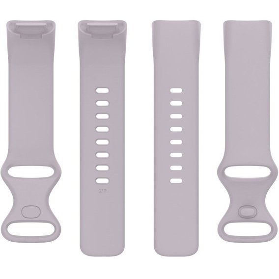 Резиновый браслет Softband для  Fitbit Charge 5 - Light Purple