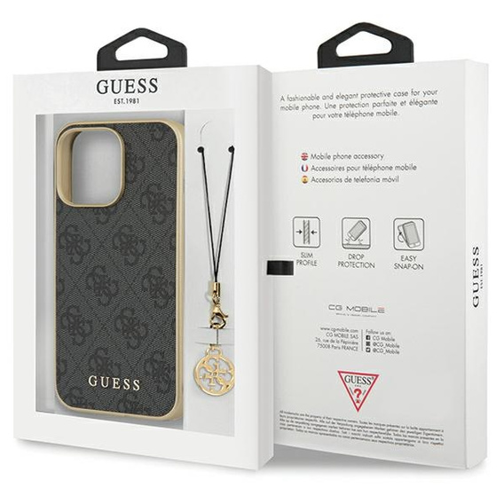 Чехол GUESS 4G Charms Collection для iPhone 14 Pro Max