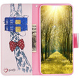 Откидной чехол для Samsung Galaxy A05s, Wallet, giraffe, розовый