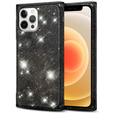 Чoхол Square Glitter до iPhone 12 Pro Max, Black