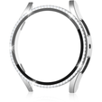 2в1 чехол и защитное стекло для часов Samsung Galaxy Watch 5 44mm, Silver