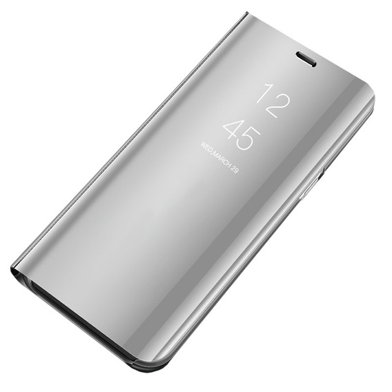 Чoхол до Huawei Y6P, Clear View, сріблястий