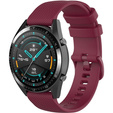 Силиконовый ремешок до Huawei Watch GT Runner / GT 3 46mm, Wine Red