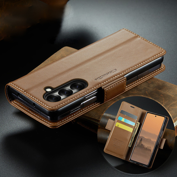 Чохол-розкладачка Litchi Wallet для Samsung Galaxy Z Fold7 5G