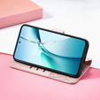 Откидной чехол для Samsung Galaxy S25 Edge, Butterfly, розовый rose gold
