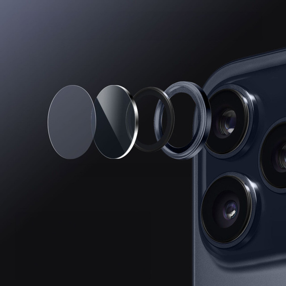 Скло для камери ERBORD OPTIK Pro - набір з 2 штук для iPhone 17 Pro / 17 Pro Max