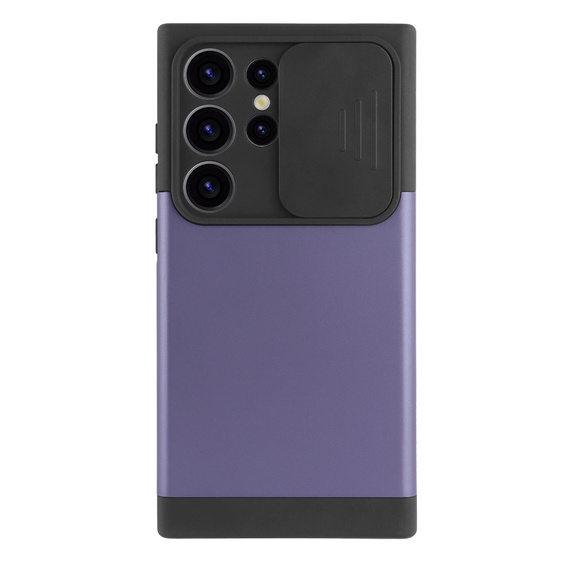 Чoхол до Samsung Galaxy S24 Ultra, ERBORD MagProtect Slide Camera, фіолетовий