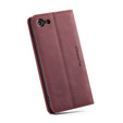 Чехол CASEME для iPhone 7/8/SE 2020/SE 2022, Leather Wallet Case, бордовый