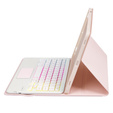 Чехол + клавиатура Samsung Galaxy Tab S9 FE X510 / X516, with touchpad, розовый