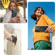 Чохол для Samsung Galaxy S24 FE, для MagSafe, ERBORD Matt Case, чорний + захисне скло