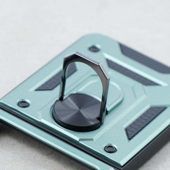 Броньований Чoхол до Samsung Galaxy Z Flip5 5G, Nox Case Ring, зелений