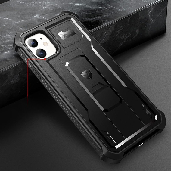 Бронированный чехол для iPhone 12/12 Pro, Dexnor Full Body, чёрный