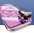 Магнітний чохол Dual Glass MagSafe для iPhone 16, рожевий rose gold